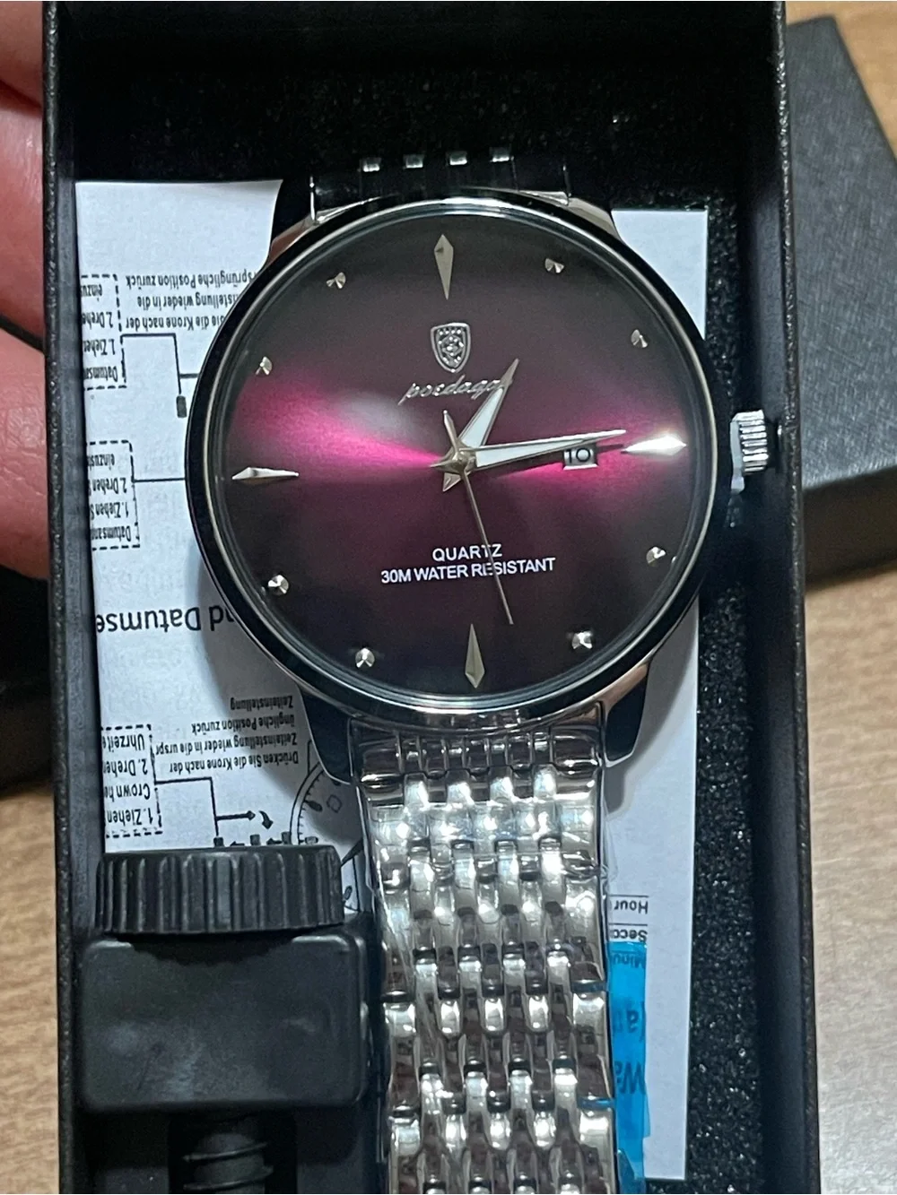 Men's Casual Business Waterproof Calendar Luminous Top Brand Luxury Quartz Watch